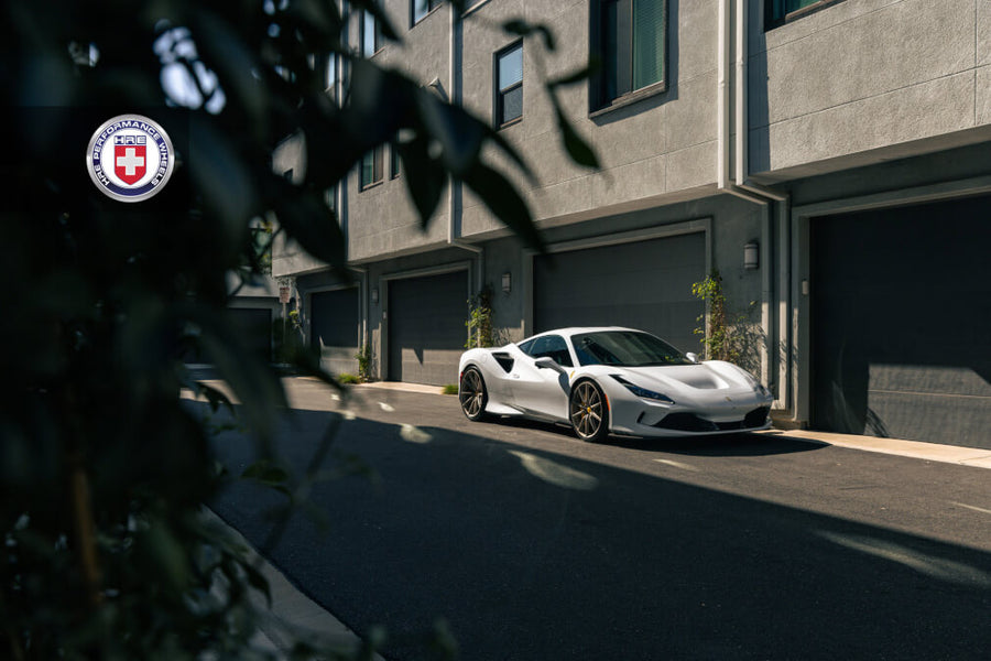 HRE P104SC forged wheel on Ferrari F8