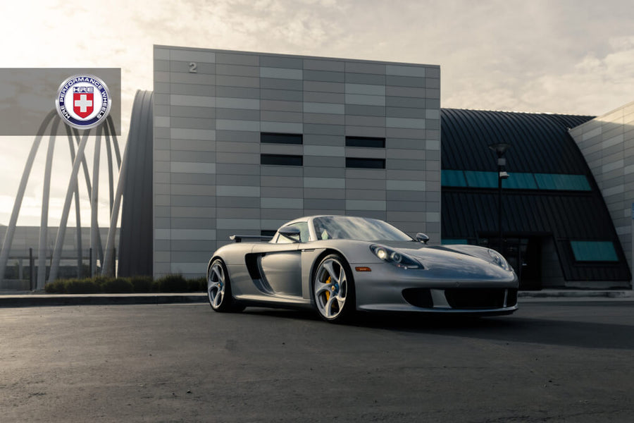 HRE 522M forged wheel on Porsche Carrera GT Silver