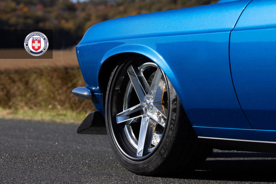 HRE G-Code forged wheel on 1969 Ford Mustang Patriarc
