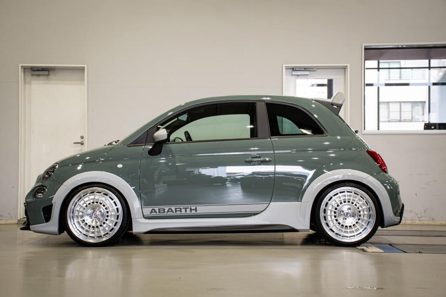 HRE 515 GTM forged wheel on Abarth 695 70TH Anniversario