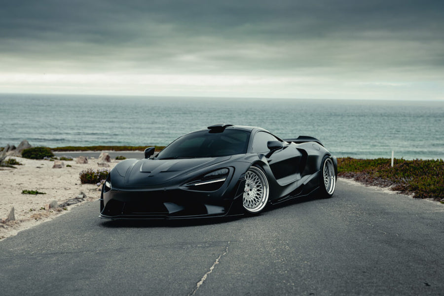 HRE 501 forged wheel on Mclaren 720S Exposed Carbon Widebody