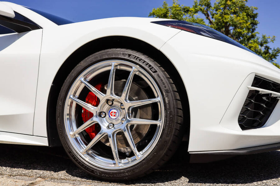 HRE RC104 forged wheel on Chevrolet Corvette C8
