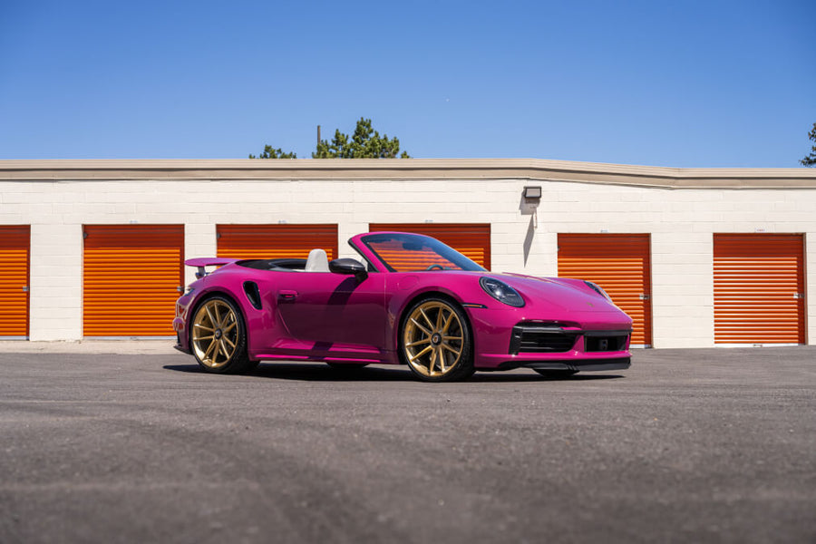 HRE P104 forged wheel on Porsche 992 Turbo S