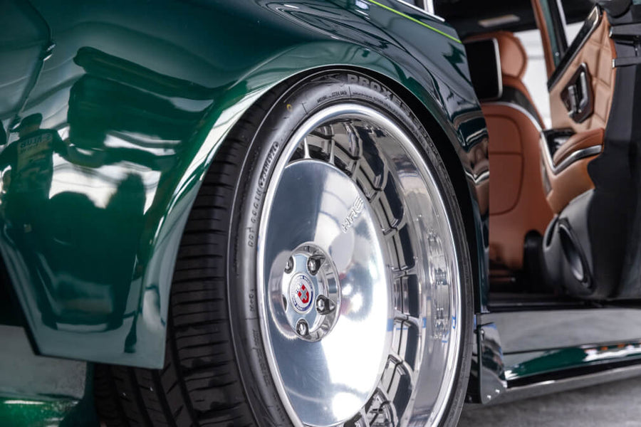 HRE 935 forged wheel on S Klub LA Mercedes Benz 600 1971