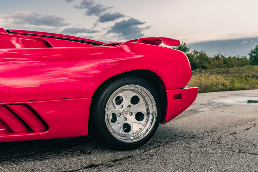 HRE 454 forged wheel on Lamborghini Diablo VT Roadster