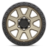 Black Rhino BAKER 17x8.5 0mm Matte Bronze with Black Ring