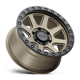 Black Rhino BAKER 17x8.5 0 Matte Bronze with Black Ring   truck wheel