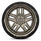 Black Rhino Barstow 19x8 +15 Matte Bronze with Matte Black Ring premium Euro wheel