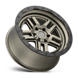 Black Rhino BARSTOW 20x9.5 +12mm Matte Bronze with Matte Black Ring