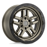 Black Rhino BARSTOW 20x8.5 +30mm Matte Bronze with Matte Black Ring