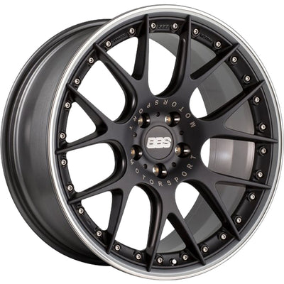 BBS CHRII Black Polished Wheel
