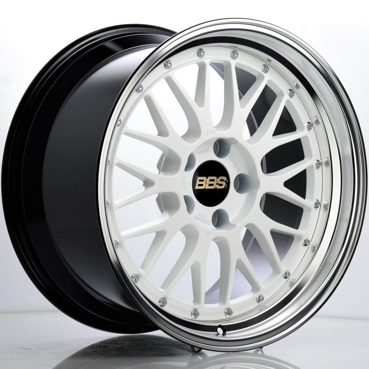 BBS LM White Machined Wheel