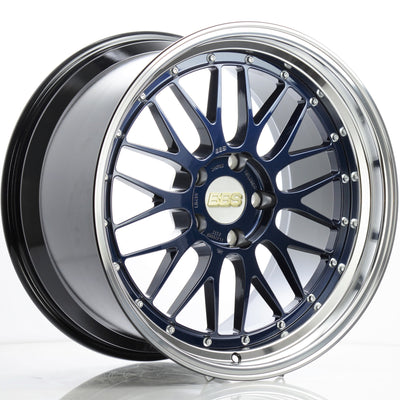 BBS LM Blue Machined Wheel
