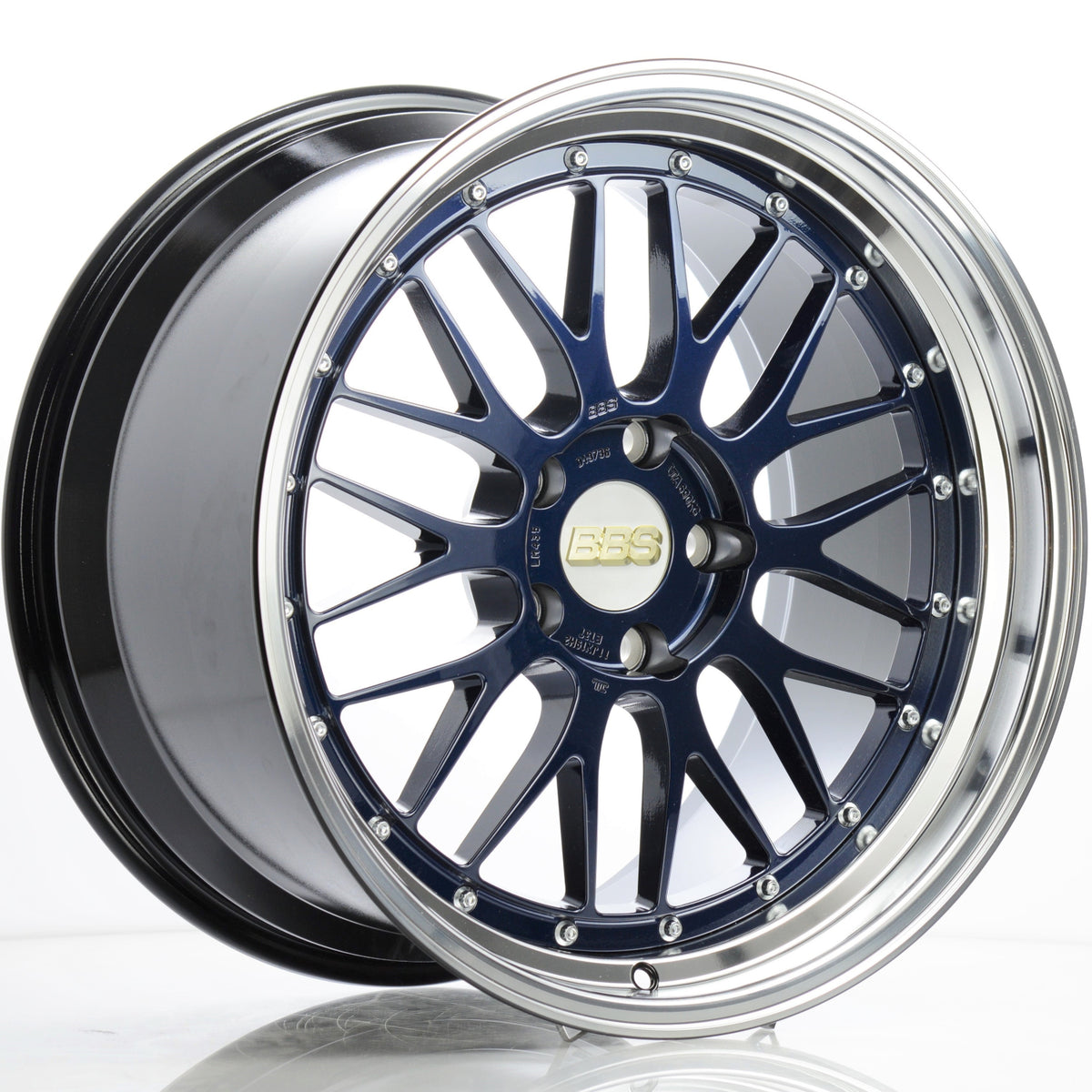 BBS LM Blue Machined Wheel