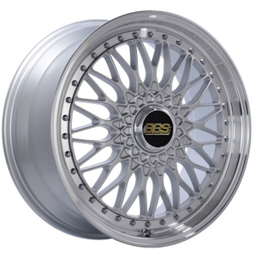 BBS Super RS Silver Machined Wheel