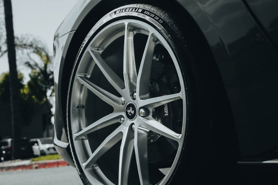 HRE P104 forged wheel on Ferrari F12