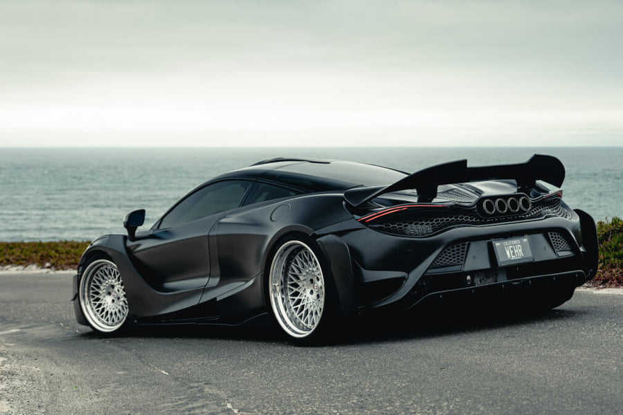 HRE 501 forged wheel on Mclaren 720S Exposed Carbon Widebody