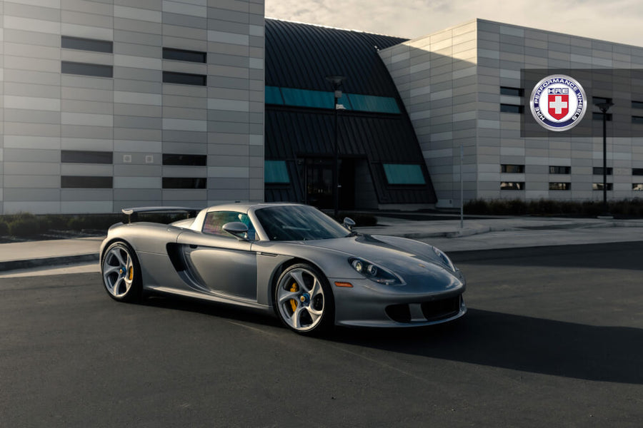 HRE 522M forged wheel on Porsche Carrera GT Silver