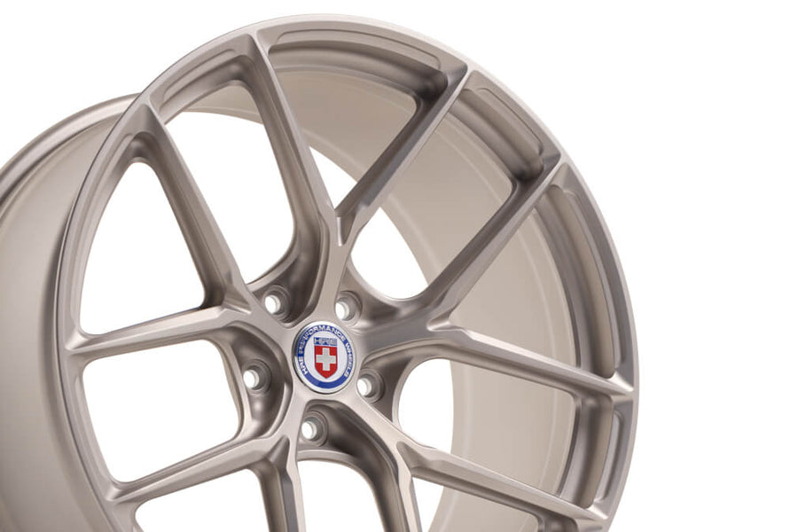 HRE P101SC forged wheel on HRE P101SC IN Satin White Gold