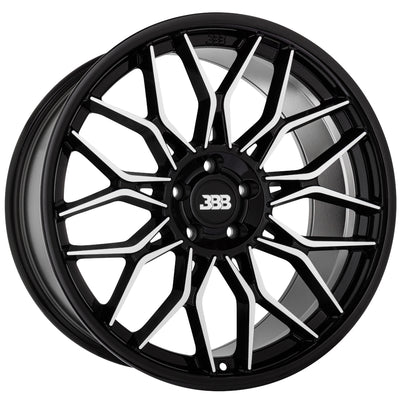 Big Baller Brand Z08 Black Machined  wheel