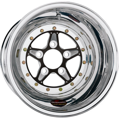 Billet Specialties Comp 5 Series Black Polished Wheel