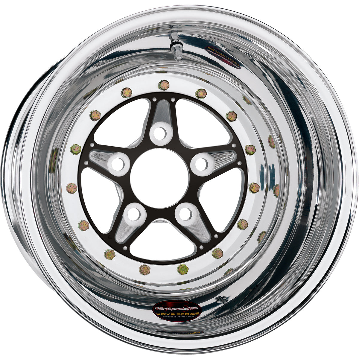Billet Specialties Comp 5 Series Black Polished Wheel