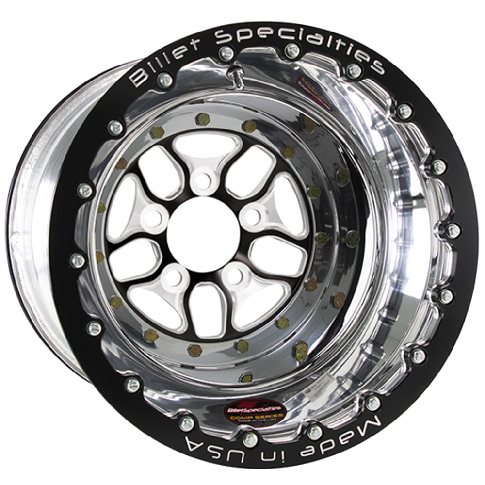 Billet Specialties Comp 7 Series Black Polished Wheel