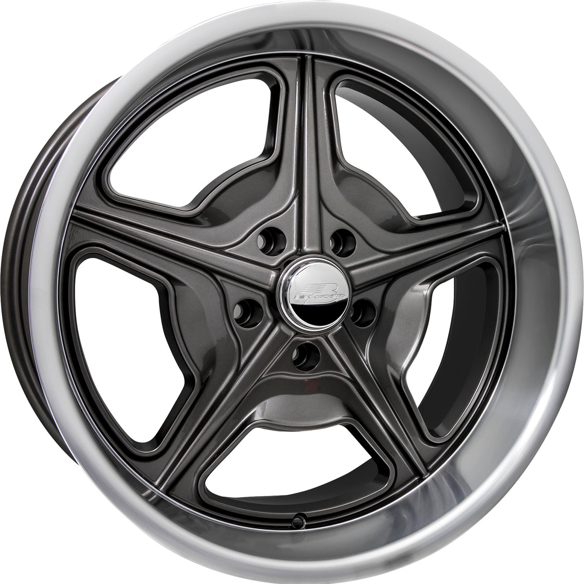Billet Specialties Speedway Gray Machined Wheel