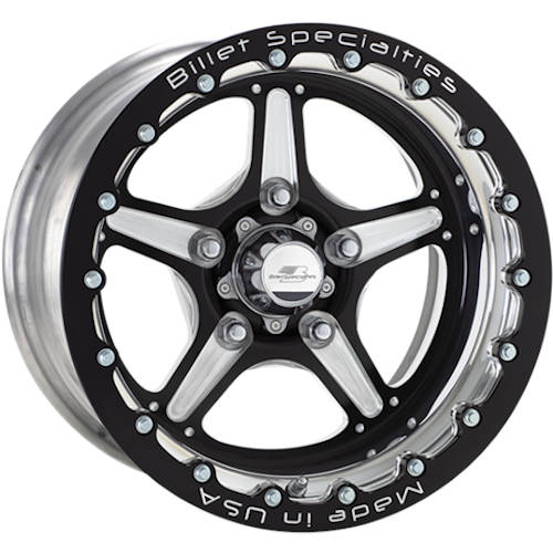 Billet Specialties Street Lite Truck Black Machined Wheel