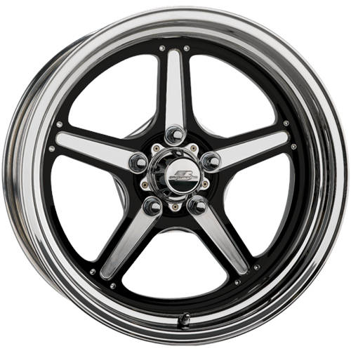 Billet Specialties Street Lite Truck Black Machined Wheel