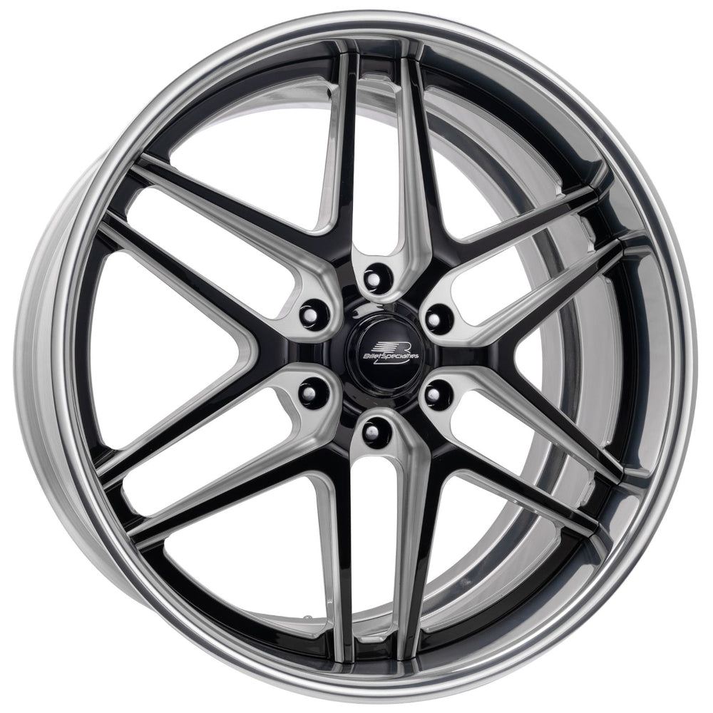 Billet Specialties Tec 6 Black Milled Wheel