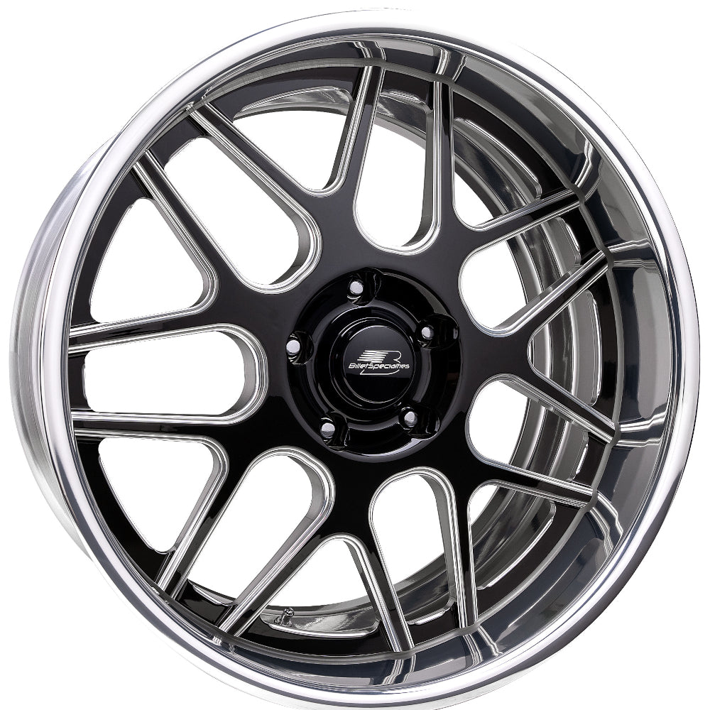 Billet Specialties Tec 7 Black Milled Wheel