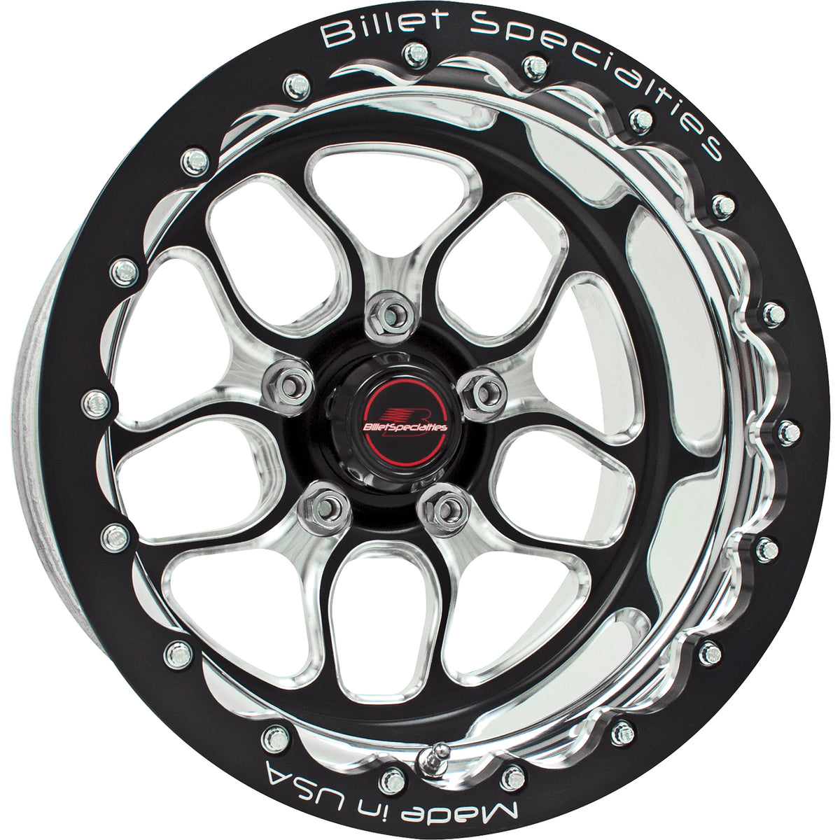 Billet Specialties Win Lite Black Machined Wheel