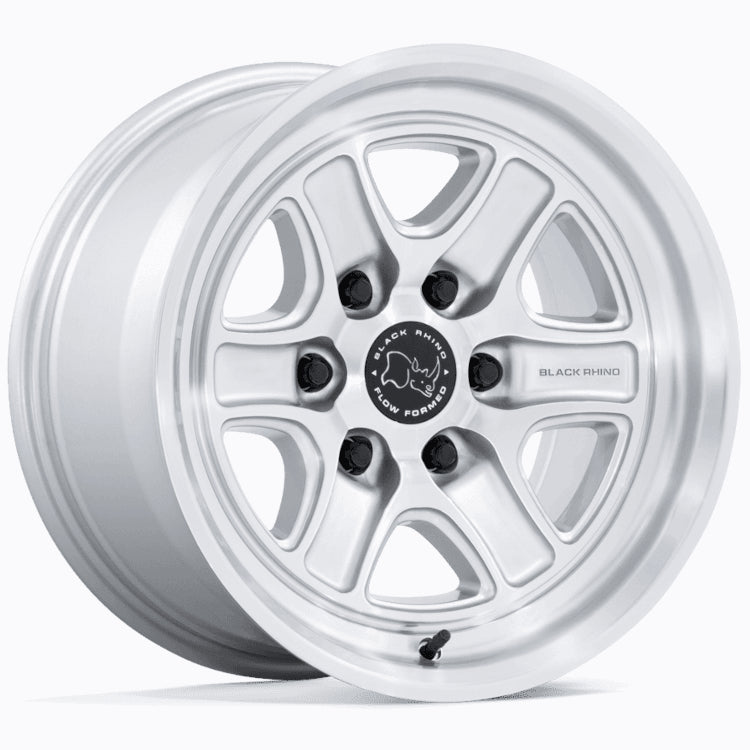Black Rhino Echo Silver Machined Wheel