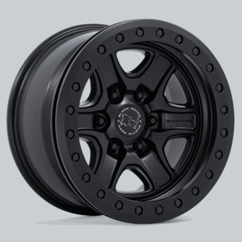 Black Rhino Echo Trail Lock Beadlock Black Wheel