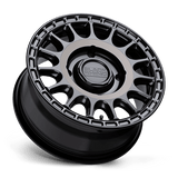Black Rhino Powersports SANDSTORM UTV 15x7 +51mm Semi Gloss Black with Machined Tint