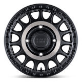 Black Rhino Powersports SANDSTORM UTV 15x7 +36mm Semi Gloss Black with Machined Tint