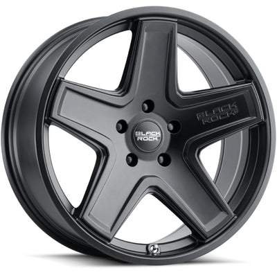 Black Rock Detour Matte Black Wheel