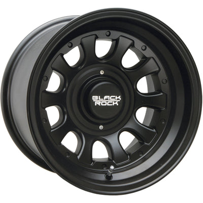 Black Rock Type D Matte Black Wheel