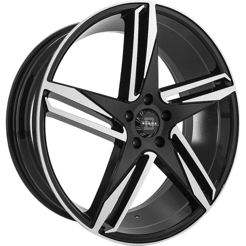 Blade Luxury Adverso Black Machined Wheel