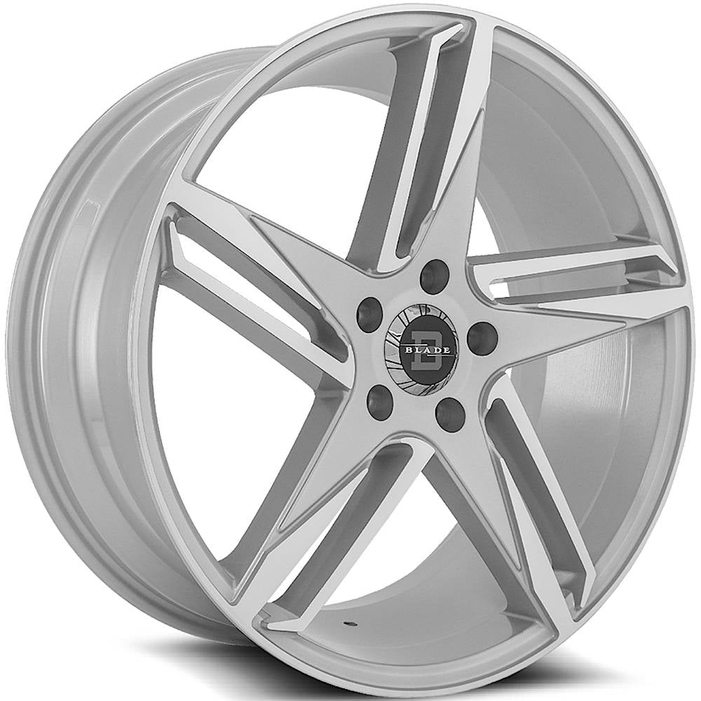 Blade Luxury Adverso Silver Machined Wheel