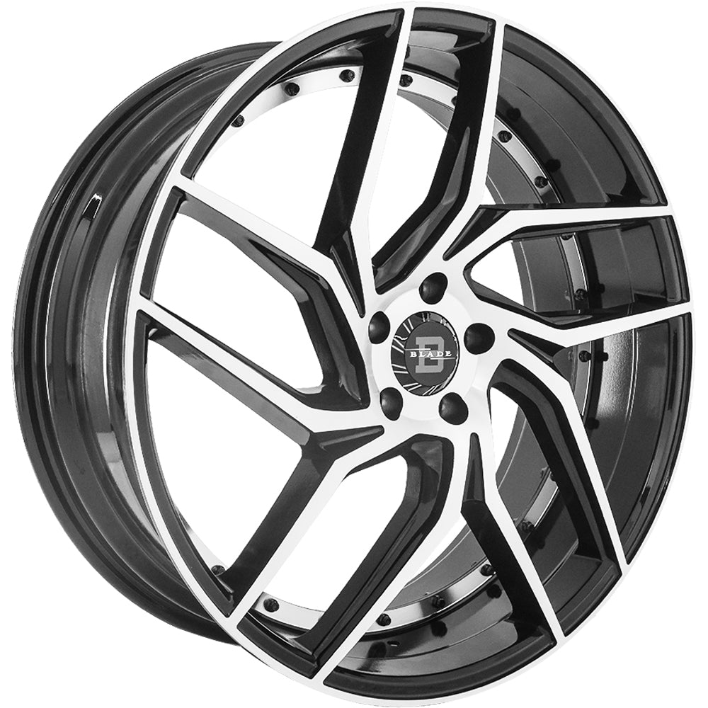 Blade Luxury Enzo Black Machined Wheel