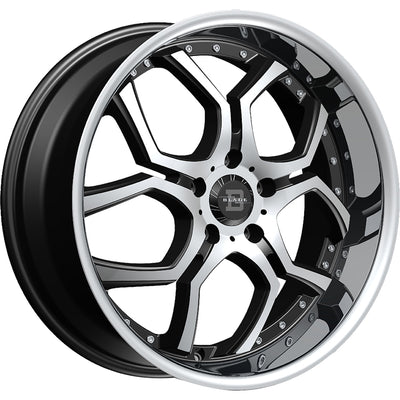 Blade Luxury Lazaro Black Machined Wheel
