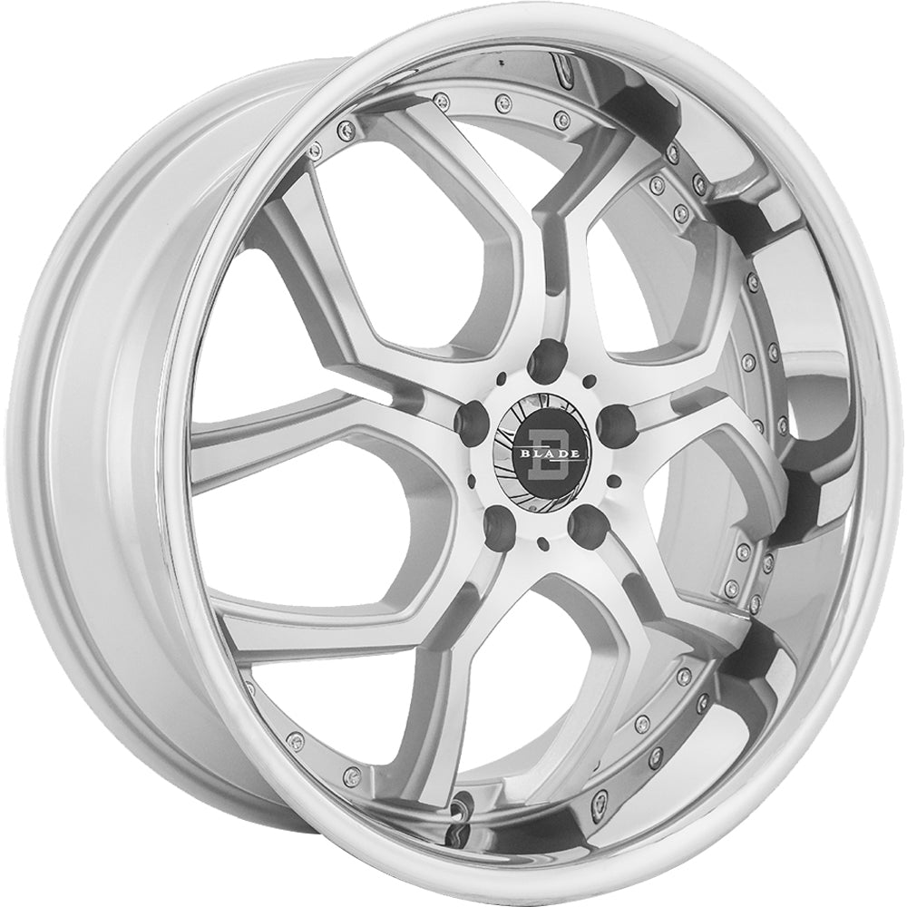 Blade Luxury Lazaro Silver Machined Wheel