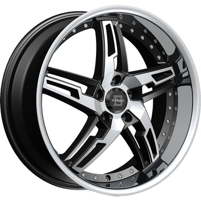 Blade Luxury Marcello Black Machined Wheel
