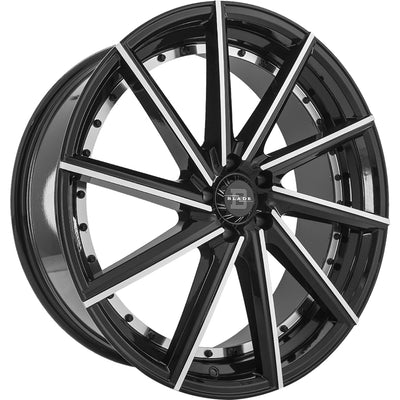 Blade Luxury Renata Black Machined Wheel