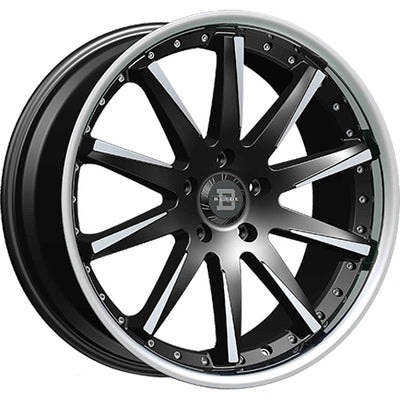Blade Luxury Rugaro Black Machined Wheel