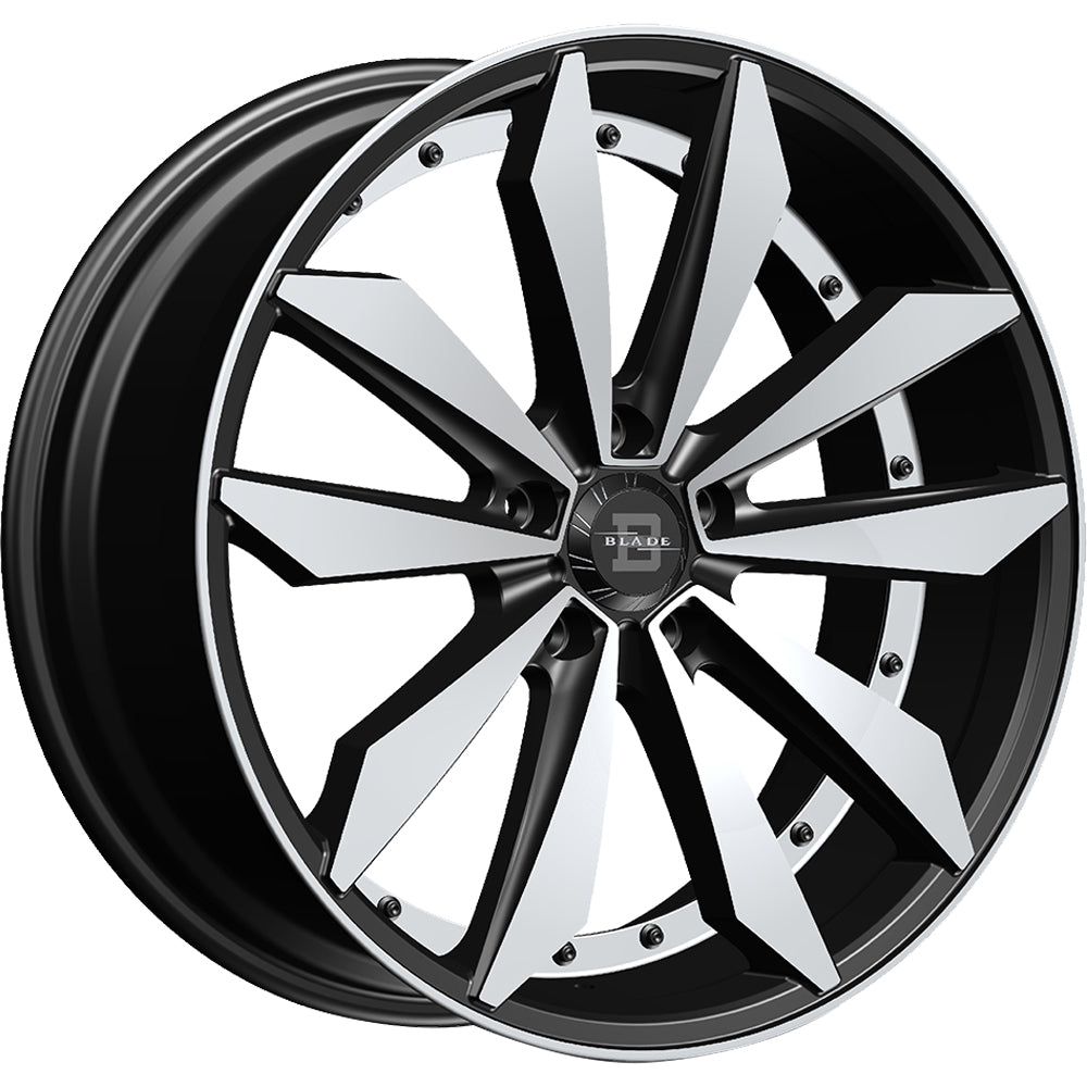 Blade Luxury Scar Black Machined Wheel