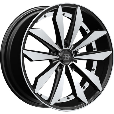 Blade Luxury Scar Black Machined Wheel