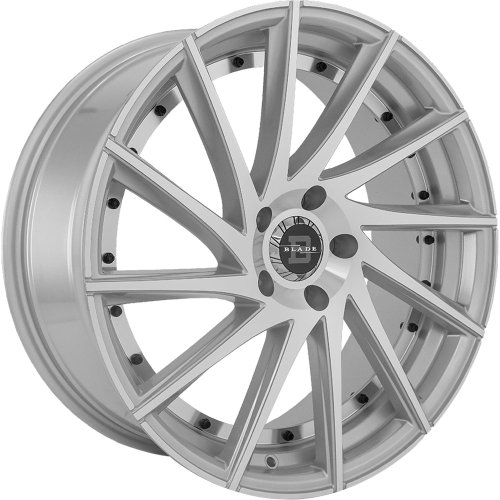 Blade Luxury Tundra Silver Machined Wheel